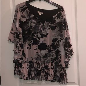 Pink and black shirt